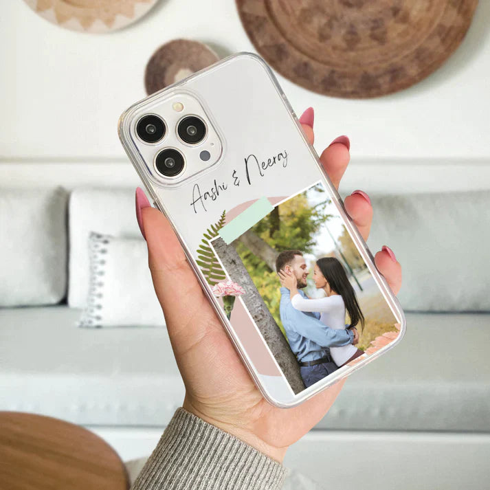 Couple Custom Photo Clear Case Design 13