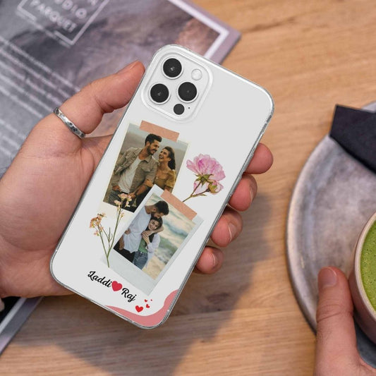 Couple Custom Photo Clear Case Design 7