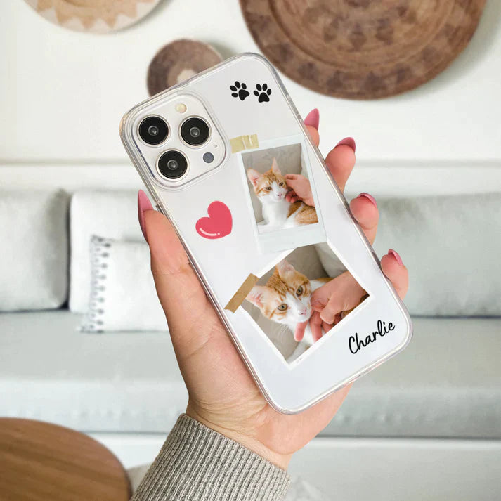 Pet Lovers Custom Photo Clear Case Design 2