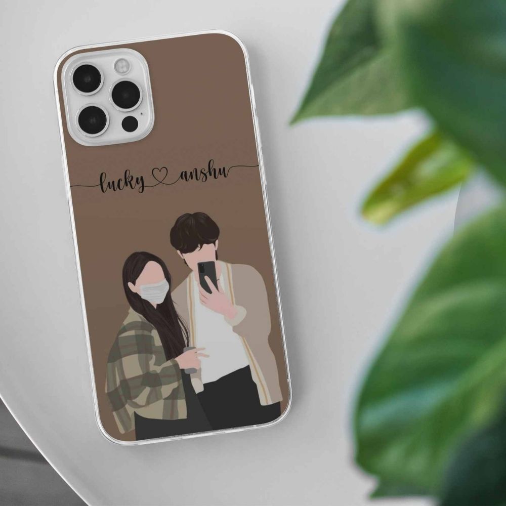 Cute Couple Name Case Design 14