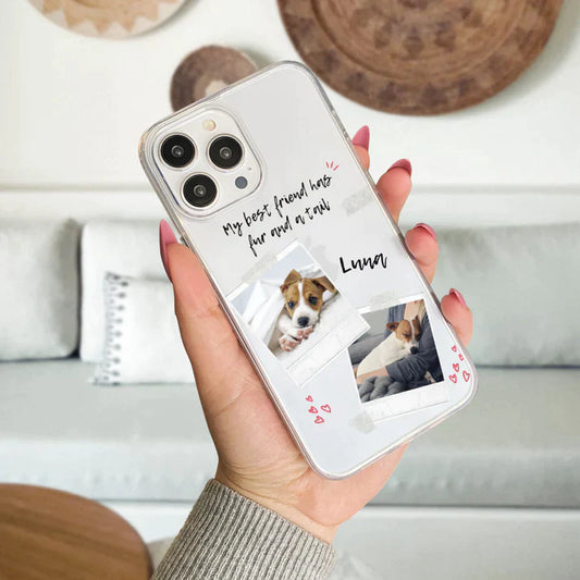 Pet Lovers Custom Photo Clear Case Design 3