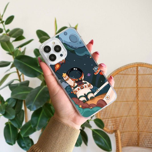 Cute Cartoon Astronaut Silicon Case Design 10