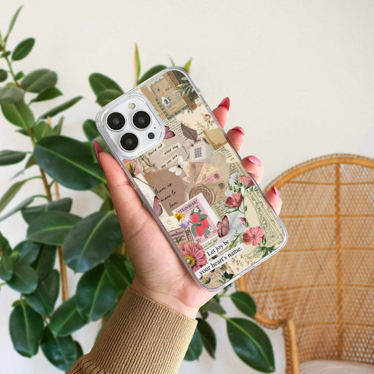 Paper Art Pattern Silicone Phone Case Design 6